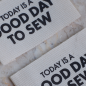 Preview: Labels/Webetiketten "Today is a good day to sew" von ATELIER BRUNETTE